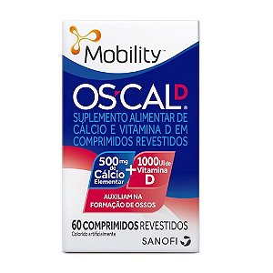 Suplemento Alimentar OsCal D 60 Comprimidos Revestidos