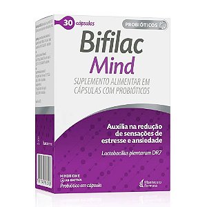 Suplemento Alimentar Probiótico Bifilac Mind 30 Cápsulas