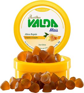 Pastilha Valda Mais Própolis E Gengibre Lata 50g