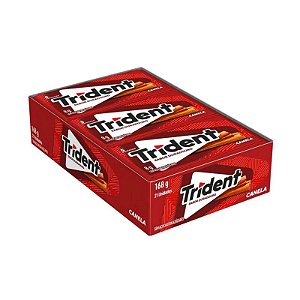 Goma De Mascar Trident Canela Display Com 21 Unidades