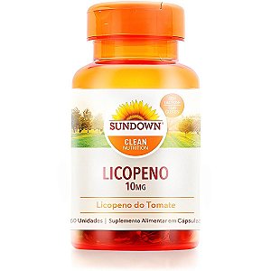 Suplemento Alimentar Licopeno 10mg Sundown Naturals 60 Cápsulas