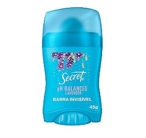 Desodorante Em Barra Secret pH Balanced Lavender 45g