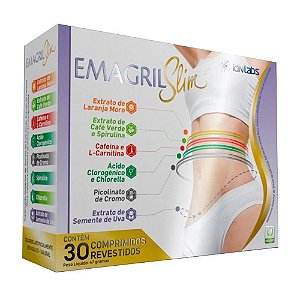 Suplemento Alimentar Emagril Slim 30 Comprimidos Revestidos