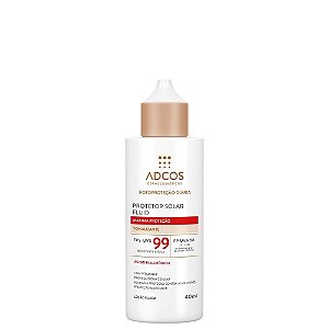 Protetor Solar Facial Adcos Fluid Máxima Proteção FPS99 Tonalizante 40ml