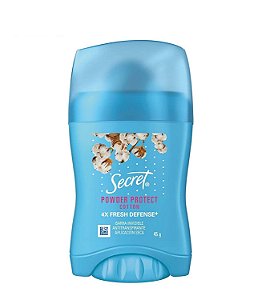 Desodorante Em Barra Secret Powder Protect Cotton 45g