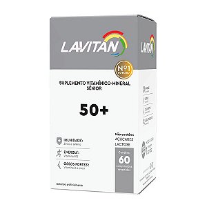 Suplemento Lavitan Sênior 50+ 60 Comprimidos Revestidos