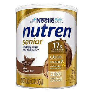Complemento Alimentar Nestlé Nutren Senior Sabor Chocolate Lata 370g