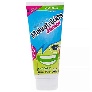 Gel Dental Malvatrikids Júnior Anticárie Com Flúor Tutti-Frutti 70g