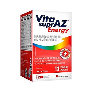 Suplemento Alimentar Vita SuprAZ Energy 30 Comprimidos