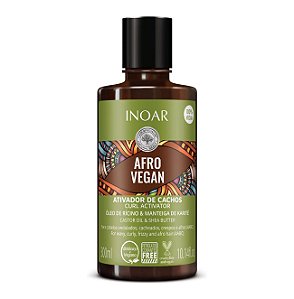 Ativador de Cachos Inoar Afro Vegan 300ml