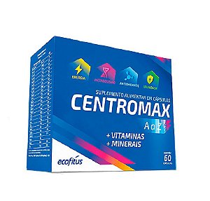 Suplemento Alimentar Ecofitus Centromax A a Z 60 Cápsulas