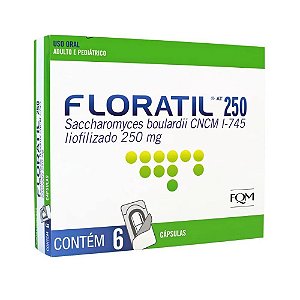Suplemento Floratil 250mg 6 Cápsulas