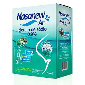 Lavador Nasal Nasonew Ar Com 30 Envelopes De 2,160g + 1 Frasco De 240ml