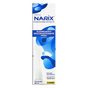 Solução Nasal Narix Spray 50ml Cimed