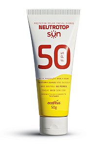 Protetor Solar facial Ecofitus Neutrotop Sun FPS50 50g