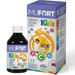 Suplemento Alimentar Líquido Imufort Kids Sabor Tutti Frutti 240ml