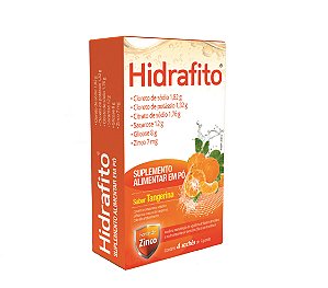 Suplemento Alimentar Em Pó Hidrafito Sabor Tangerina Com 4 Sachês De 7g Cada