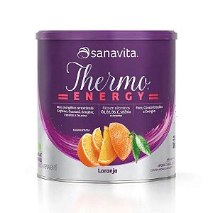 Suplemento Alimentar Em Pó Sanavita Thermo Energy Sabor Laranja Lata 300g