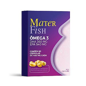 Suplemento Alimentar Mater Fish 60 Cápsulas De 1450mg