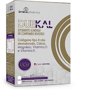 Suplemento Alimentar Duekal Colágeno Tipo ll Não Desnaturado 60 Cápsulas Brace Pharma