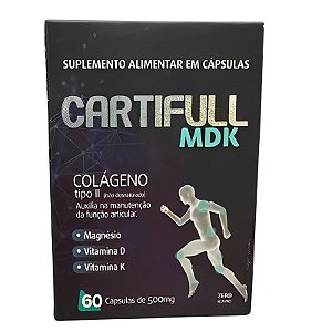 Suplemento Alimentar Cartifull MDK 60 Cápsulas de 500mg