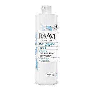 Óleo De Massagem Corporal Raavi Profissional Neutro 1L