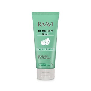 Gel Esfoliante Facial Raavi Clorofila & Tomate 75g