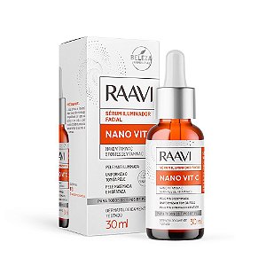 Sérum Iluminador Facial Raavi Nano Vit C 30ml