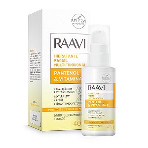 Hidratante Facial Multifuncional Raavi Pantenol & Vitamina E 40g
