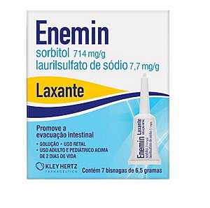 Enemin Caixa Com 7 Bisnagas de 6,5g