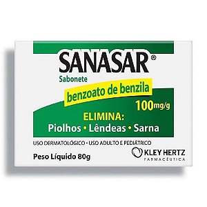 Sabonete Em Barra Kley Hertz Sanasar Benzoato De Benzila 80g