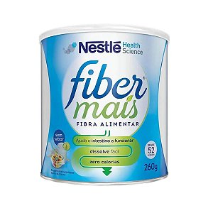 Suplemento Alimentar Em Pó Nestlé FiberMais Sem Sabor Lata 260g