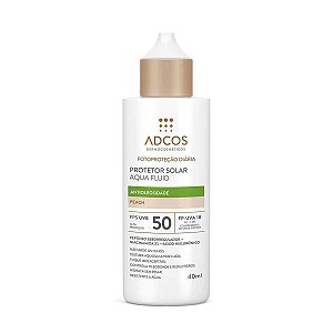 Protetor Solar Facial Adcos Aqua Fluid FPS50 Peach 40ml