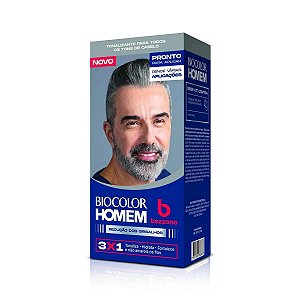 Tonalizante Capilar Bozzano Biocolor Homem Redução Dos Grisalhos