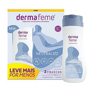 Kit Dermafeme  Sabonete Líquido Íntimo Neutralizz 2 Unidades 200ml Cada