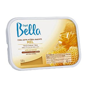 Cera Depilatória Quente Em Barra Depil Bella Profissional Tradicional Deo Mel 500g