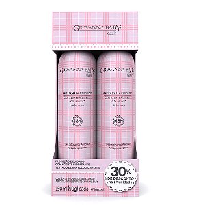 Kit Desodorante Aerossol Antiperspirante Giovanna Baby Classic 2 Unidades De 150ml Cada