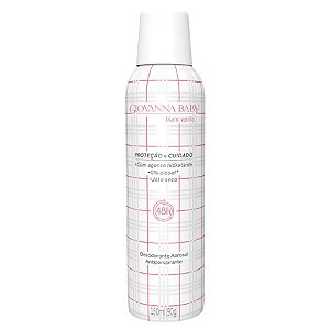 Desodorante Aerossol Antiperspirante Jato Seco Giovanna Baby Blanc Vanilla 150ml