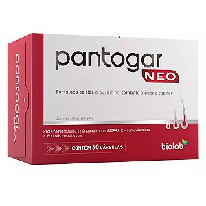 Suplemento Alimentar Biolab Pantogar Neo 60 Cápsulas