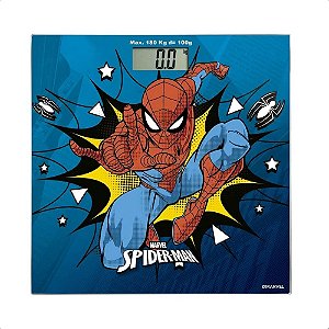 Balança Digital Multilaser Saúde Infantil Homem Aranha Marvel HC097