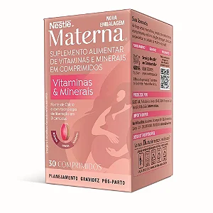 Suplemento Alimentar Nestlé Materna 30 Comprimidos