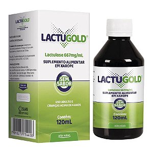 Suplemento Alimentar Em Xarope Lactugold Sem Sabor 120ml