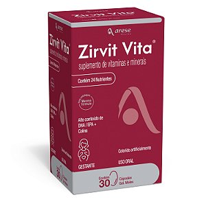 Suplemento Alimentar Zirvit Vita 30 Cápsulas Moles