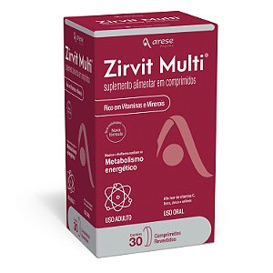 Suplemento Alimentar Zirvit Multi 30 Comprimidos