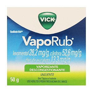 Vick VapoRub Unguento Pote 50g
