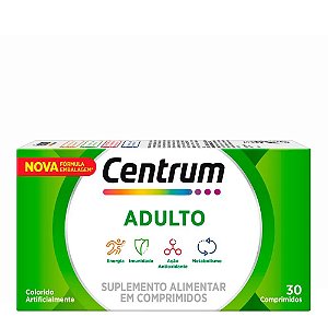 Suplemento Alimentar Centrum Adulto 30 Comprimidos