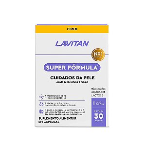 Suplemento Alimentar Lavitan Super Fórmula Cuidados Da Pele 30 Cápsulas
