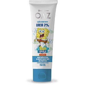 Loção Hidratante OAZ Bob Esponja Ureia 3% 150 ml