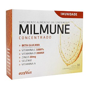 Suplemento Alimentar Milmune Concentrado 30 Comprimidos