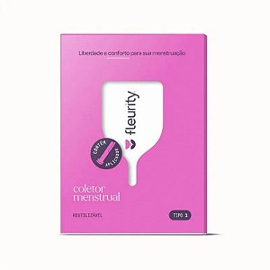 Coletor Menstrual Fleurity Tipo 1 Com Aplicador